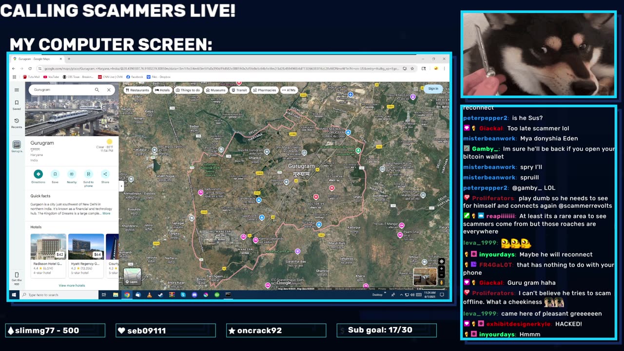 New setup? Calling Scammers Live!