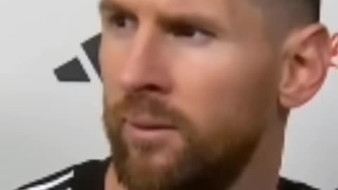 What are you looking at, idiot?' - Lionel Messi interrupts interview after Netherlands match.