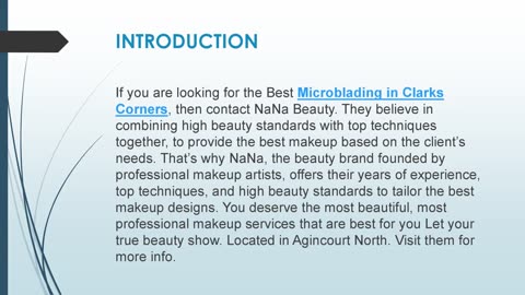 Best Microblading in Clarks Corners