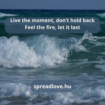 🎬 Live the Moment – Today Is Yours