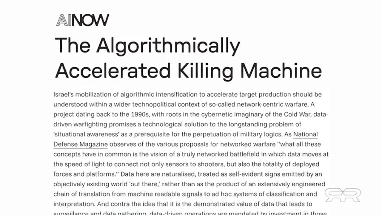 AI Kill and Control System by Palantir