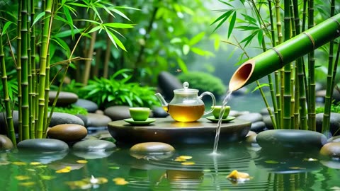Spa Beautiful Piano Music 🌿 Relaxing Music, Nature Sounds, Relieves Stress Music, Calming music