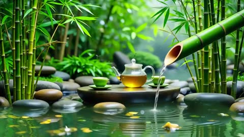 Spa Beautiful Piano Music 🌿 Relaxing Music, Nature Sounds, Relieves Stress Music, Calming music