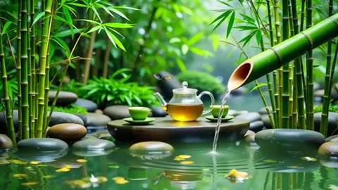 Spa Beautiful Piano Music 🌿 Relaxing Music, Nature Sounds, Relieves Stress Music, Calming music