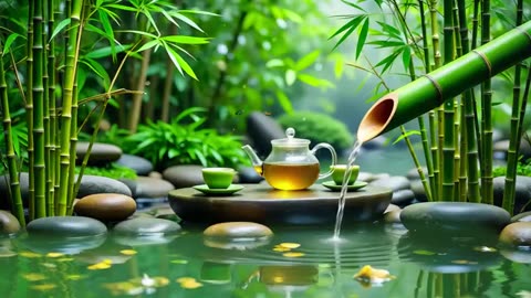 Spa Beautiful Piano Music 🌿 Relaxing Music, Nature Sounds, Relieves Stress Music, Calming music