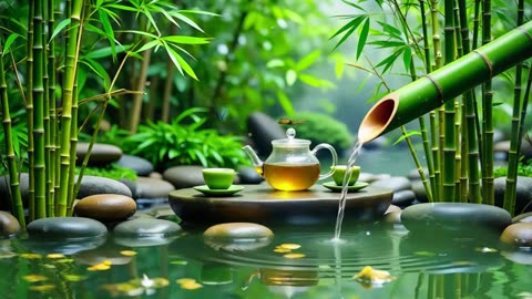 Spa Beautiful Piano Music 🌿 Relaxing Music, Nature Sounds, Relieves Stress Music, Calming music