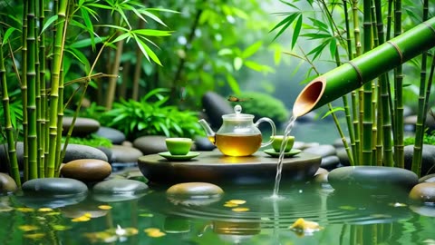 Spa Beautiful Piano Music 🌿 Relaxing Music, Nature Sounds, Relieves Stress Music, Calming music