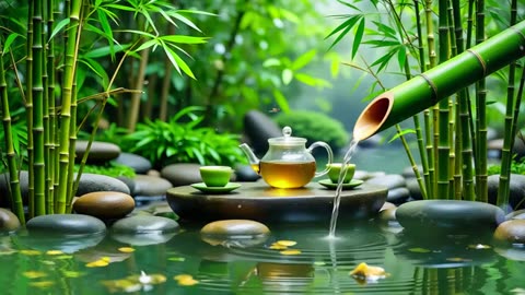 Spa Beautiful Piano Music 🌿 Relaxing Music, Nature Sounds, Relieves Stress Music, Calming music