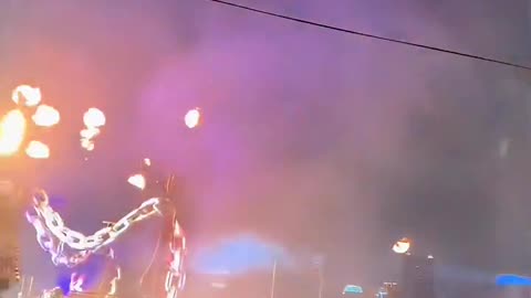 Short Clip Shows Dystopian LA With Bum Camp Surrounding Demonic Rave