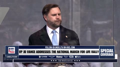 LIVE: VP JD VANCE ADDRESSES THE NATIONAL MARCH FOR LIFE RALLY