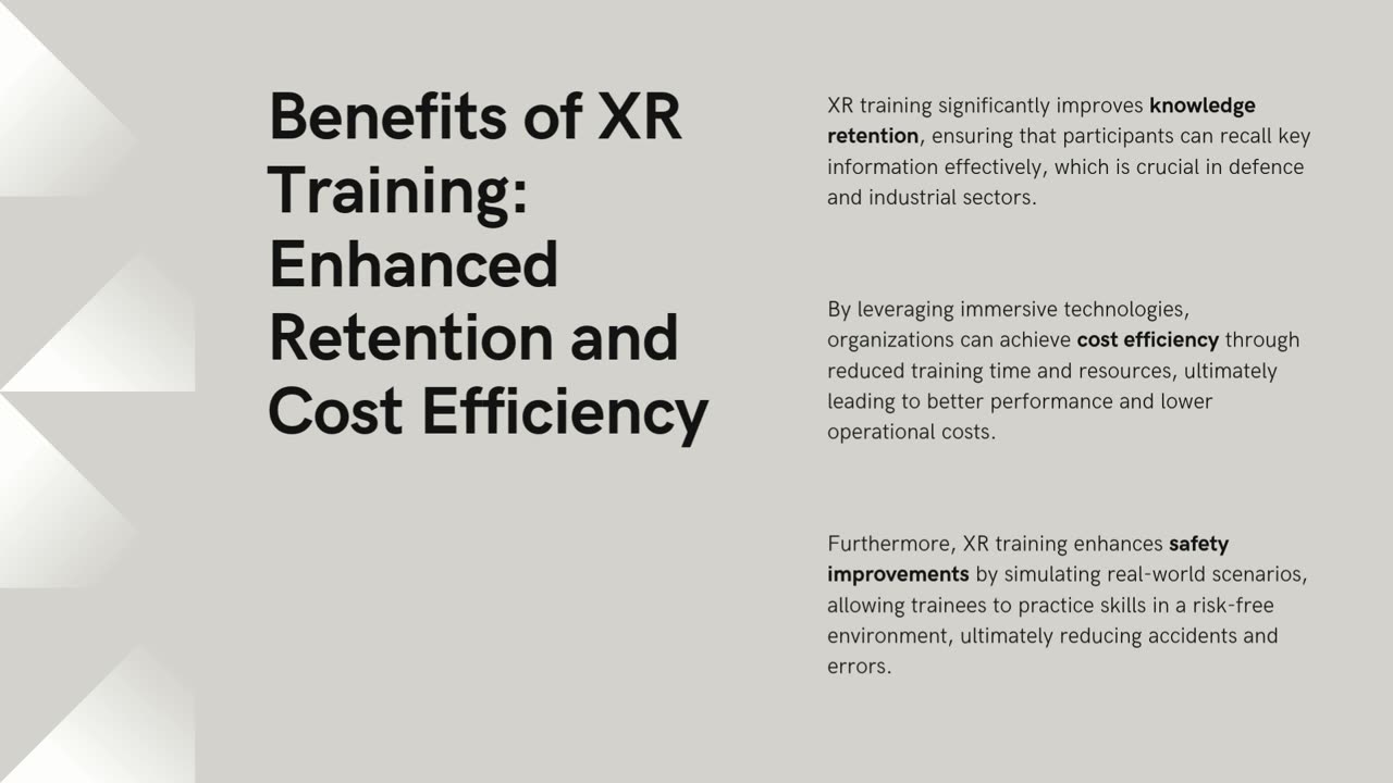 Defence Training With XR