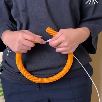 Organize wires with this clever hack