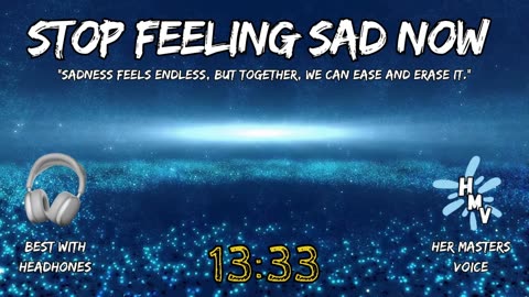 ASMR HYPNOSIS GUIDED STOP BEING SAD MEDITATION BE HAPPY AND SLEEP WELL