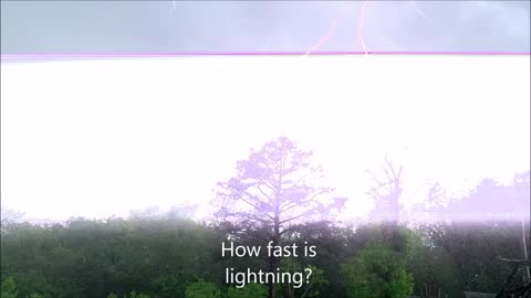 How fast can lightning strike?