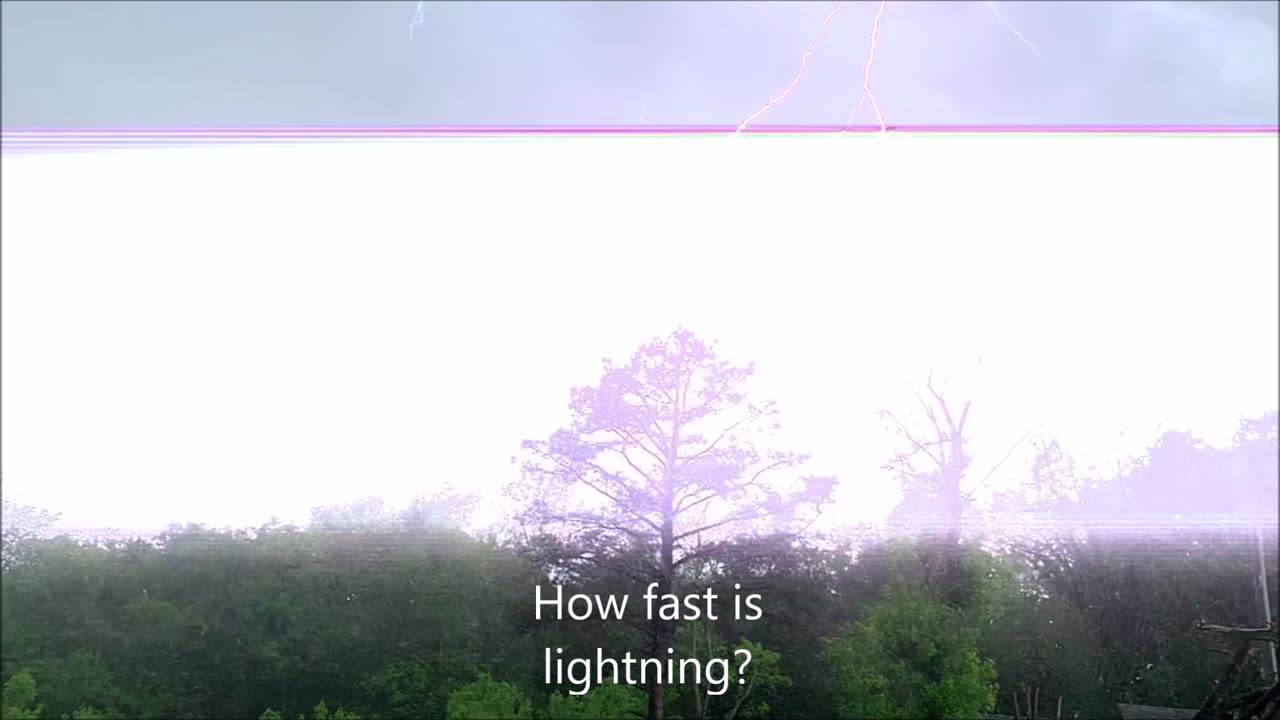 How fast can lightning strike?