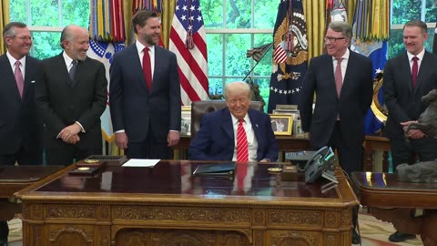 President Trump Makes a Trade Announcement, May 8, 2025