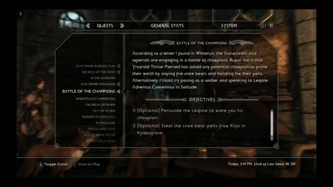 Skyrim Kasumi Vex Exploring.