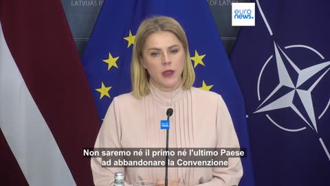 NOTIZIE DAL MONDO I Paesi baltici e la Polonia annunciano il ritiro dal trattato sulle mine antiuomo.La Convenzione di Ottawa vieta la produzione, il possesso e il trasferimento di mine antiuomo.in risposta ad una minaccia militare russa...prrr