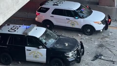 Protesters Throw Rocks and Debris at Police During ICE Protests