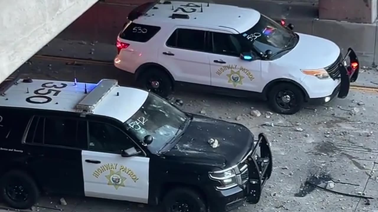 Protesters Throw Rocks and Debris at Police During ICE Protests