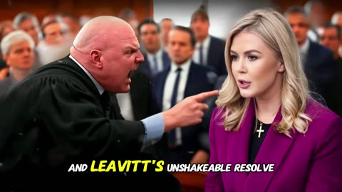 Corrupt Judge INSULTS Karoline Leavitt in Court – Minutes Later, He's in Handcuffs!
