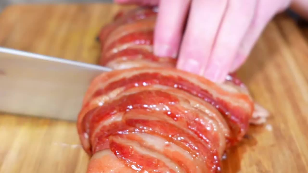 What Happens Inside This Bacon Wrapped Pork Tenderloin