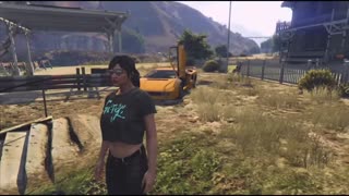 GTA 5 - Pretty Cool Car, Awesome Song, Hot Sunny Summer Day, Coastal Drive - Grand Theft Auto 5