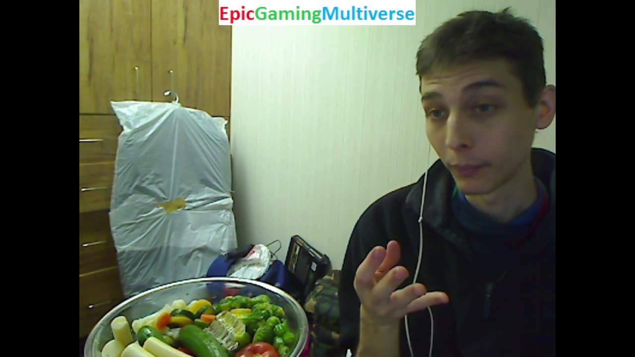 Eating Vegetables During A Meal On 6-16-2018 As A Former Raw Vegan