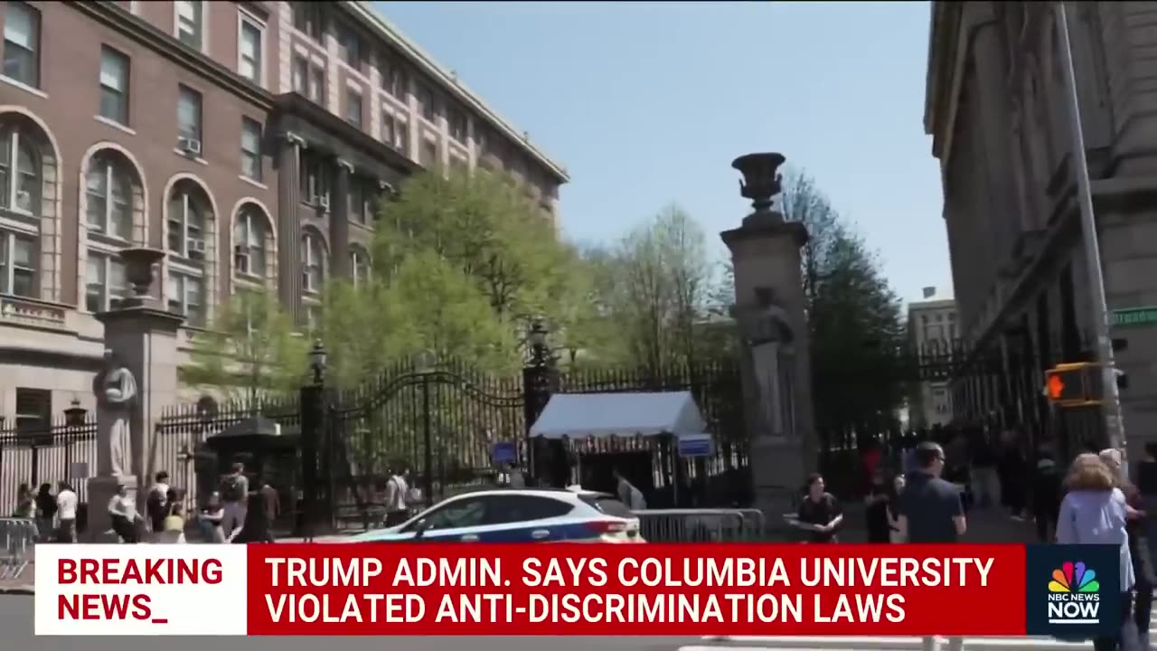 Trump administration accuses Columbia University of violating anti-discrimination laws