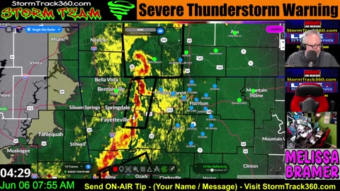 LIVE SEVERE WEATHER COVERAGE - Arkansas & Missouri Ozarks
