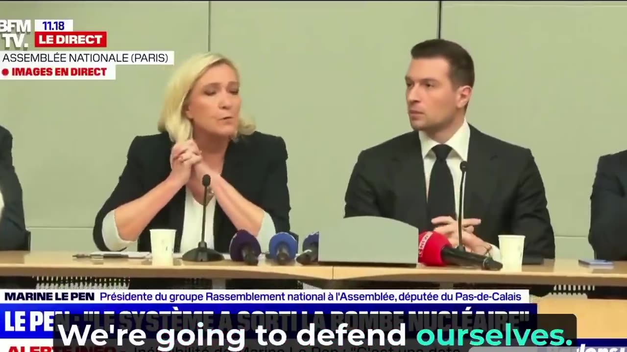 Marine Le Pen goes NUCLEAR: “The Deep State have banned me"
