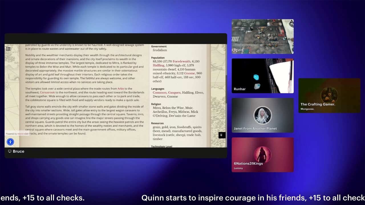 From the Library of Larin Karr, 1NOV25, Livestream d100 TTRPG