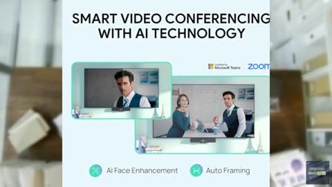 Yealink UVC34 4K Conference Room Camera System 10 Microphone 8 MP All-in-One Vid