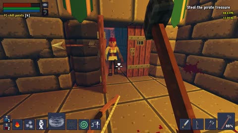 KICKSALOT 0.6.0.03 arrows pass through wooden door