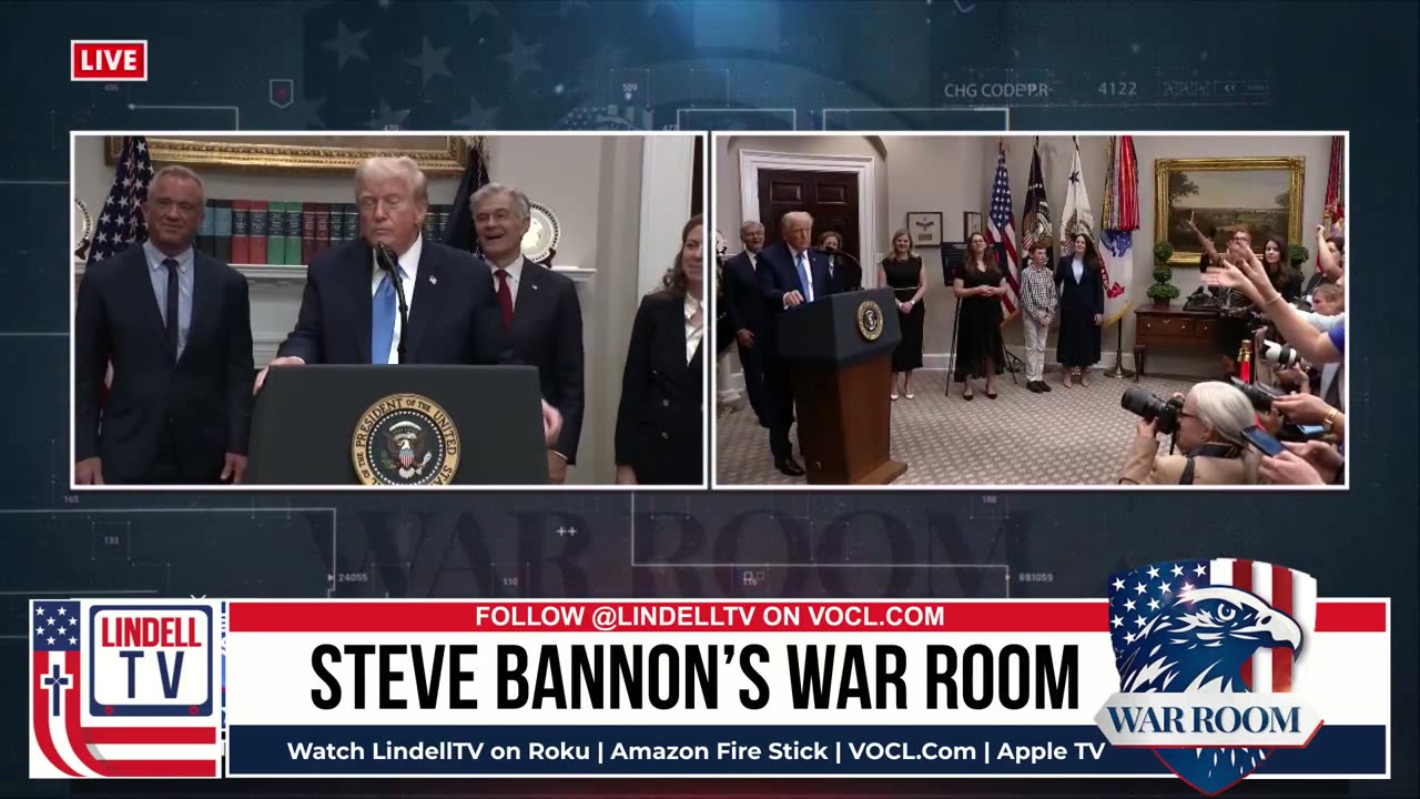 LIVE: STEVE BANNON'S WAR ROOM MONDAY PM EDITION