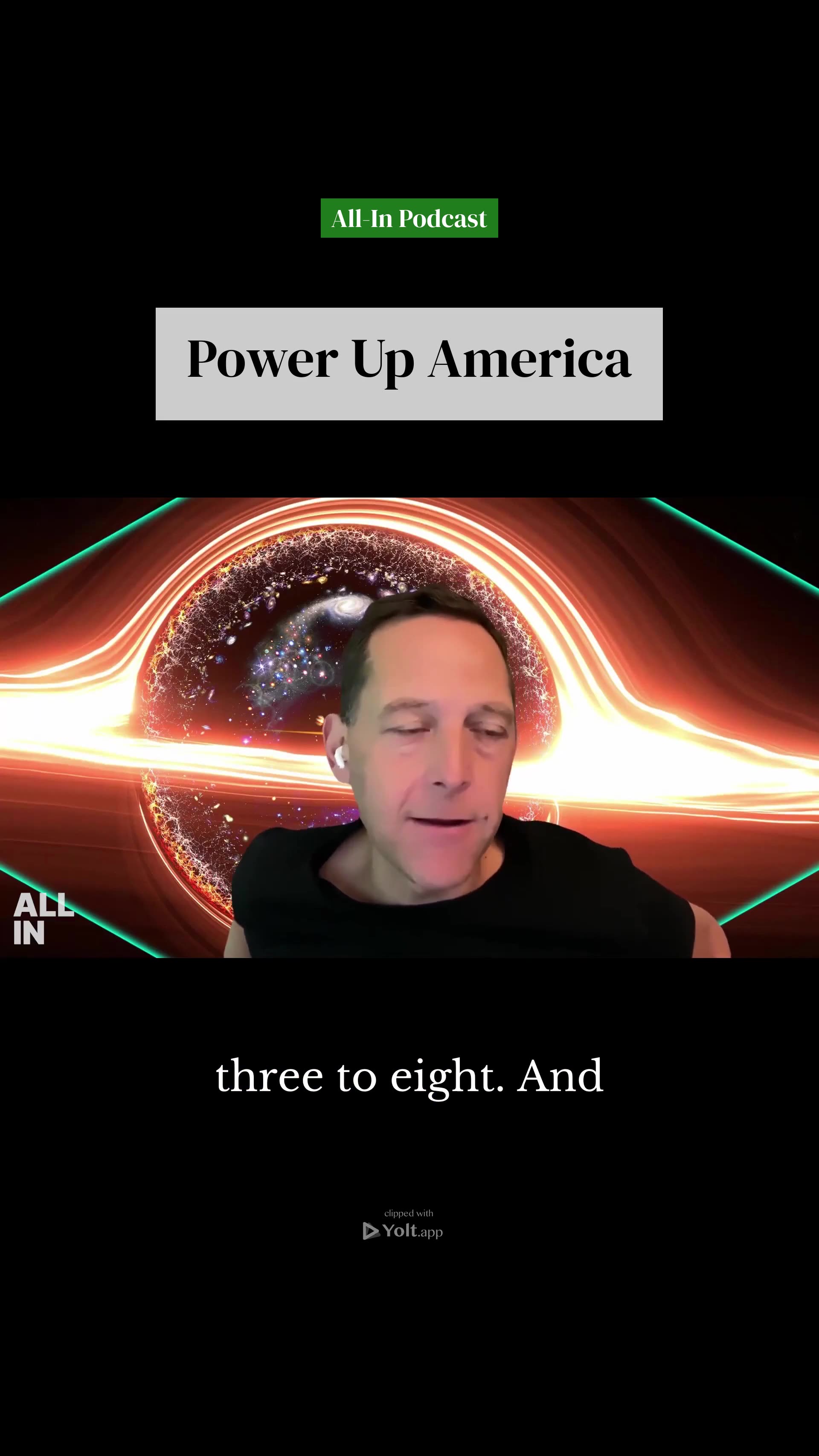 Power Up America - All-In Podcast #energypolicy #energy #electricityproduction