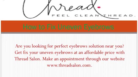 How to Fix Uneven Eyebrows at New York