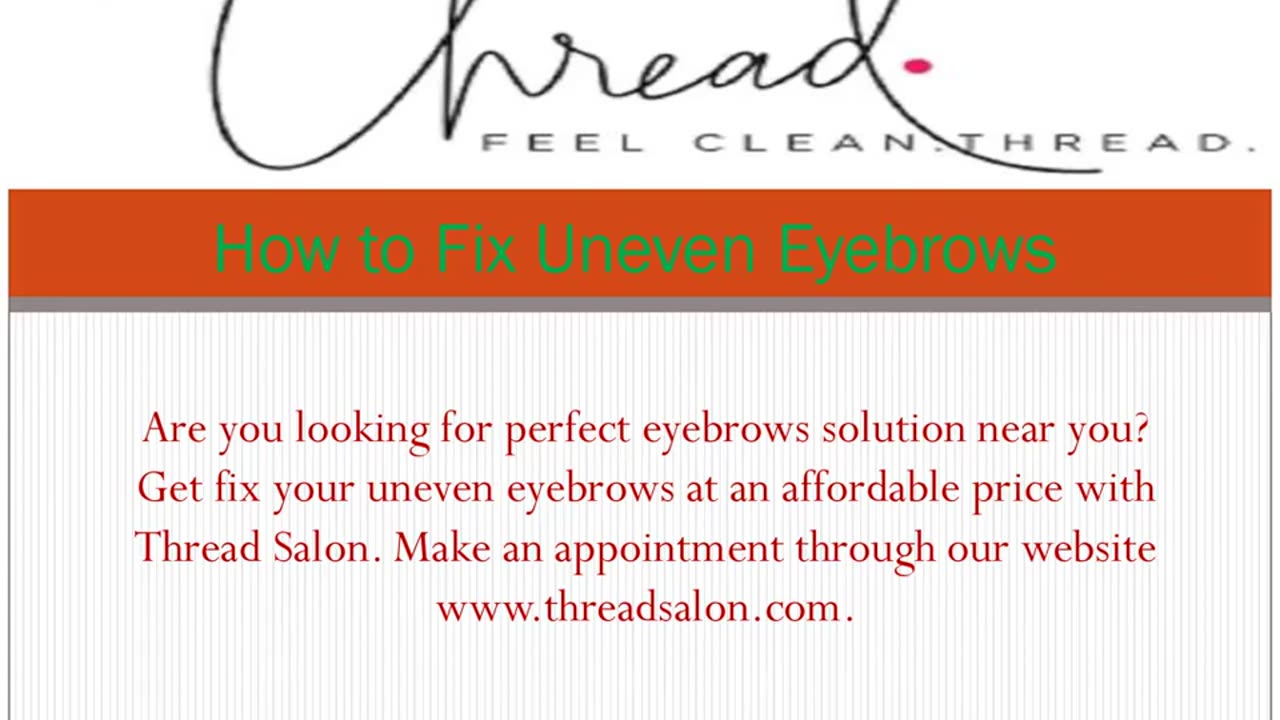 How to Fix Uneven Eyebrows at New York