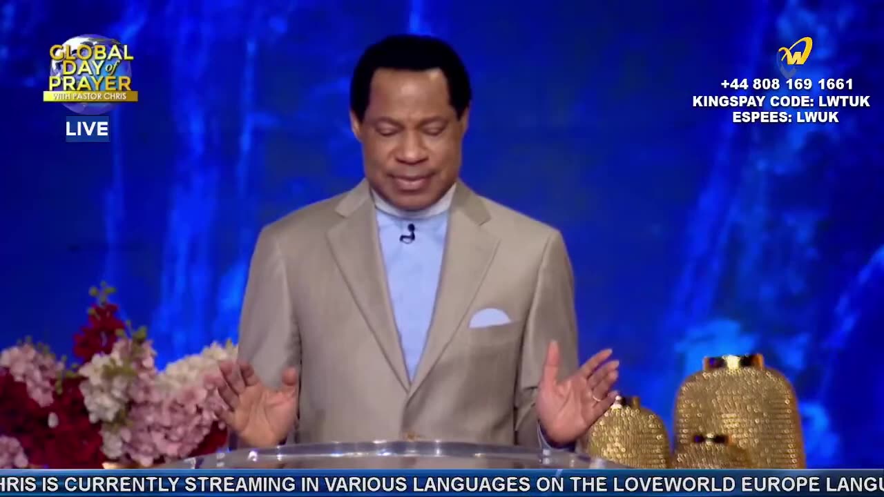 GLOBAL DAY OF PRAYER & GLOBAL PRAYER AND FASTING WITH PASTOR CHRIS _ DAY1 - 28 MARCH 2025