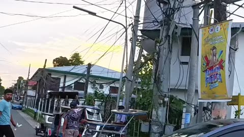 Marasigan Street in San Juan, Batangas in the Philippines