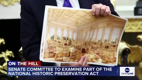 VERY IMPORTANT : SENATE TO HOLD HEARING IN WAKE OF WHITE HOUSE'S EAST WING DEMOLITION