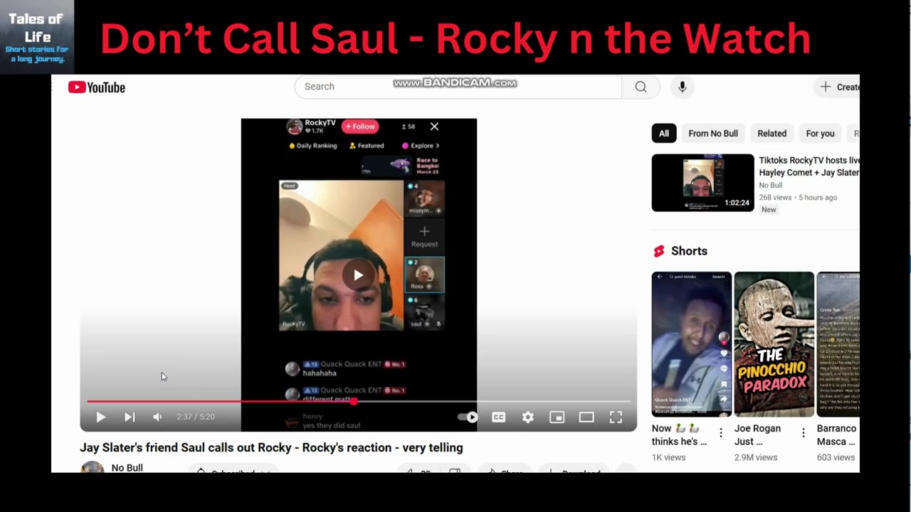 Don't Call Saul - Rocky and the watch - Jay Slater