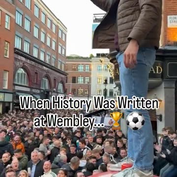 When History Was Written at Wembley... 🏆⚽️