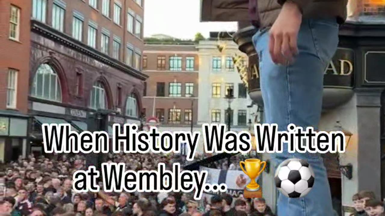 When History Was Written at Wembley... 🏆⚽️