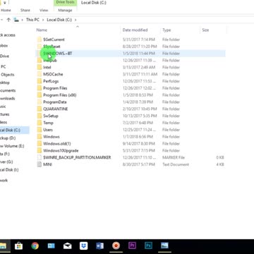 show hidden files and folder