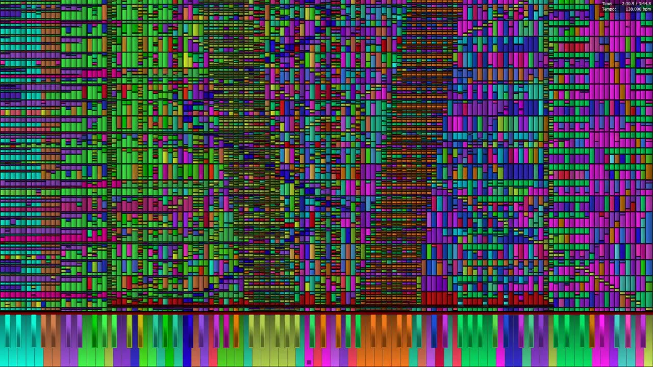 Black MIDI - Bad Apple Decimation Mode (Refreshed) Showcase