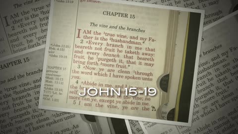JOHN 15-19: KEEP UNITY AT ALL COSTS!! (AUGUST 2007)
