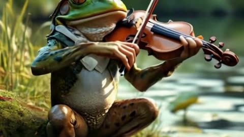 #ai #animal #piano #violin #frog #fyp