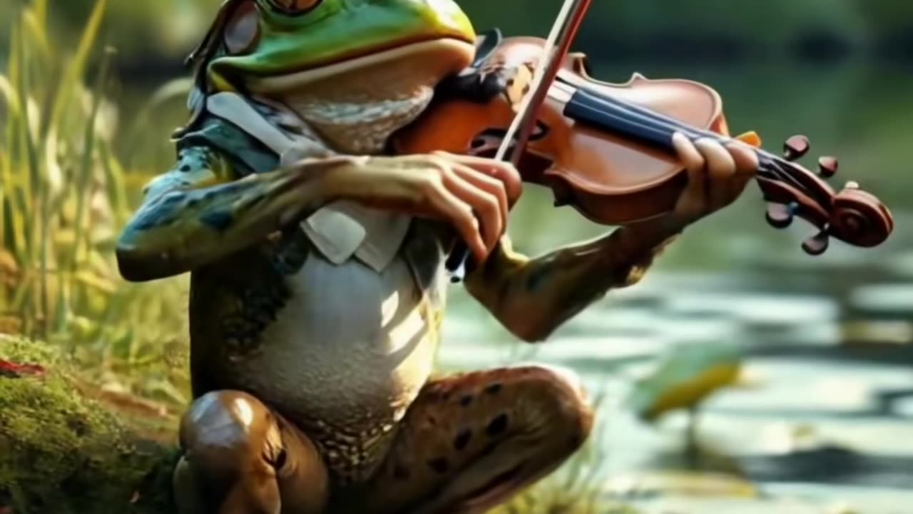 #ai #animal #piano #violin #frog #fyp