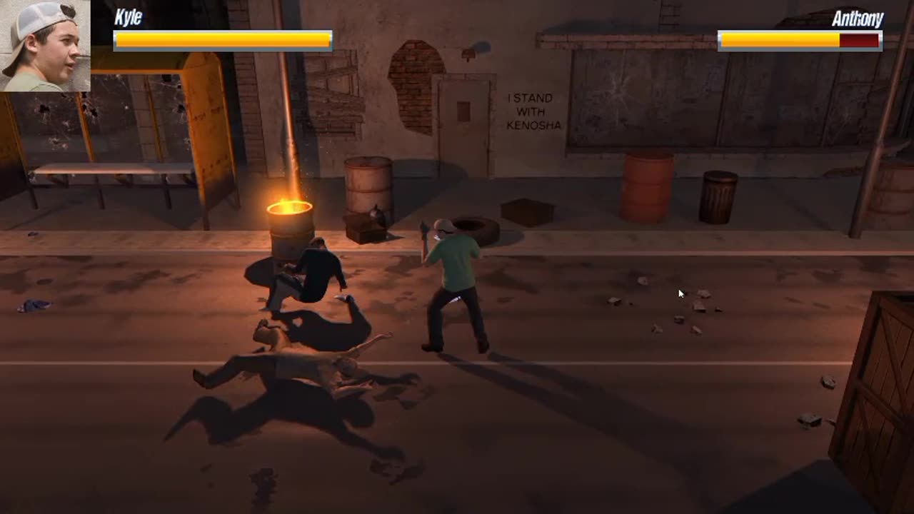 The Story Of Kyle: Far From Left - Playthrough Unity Beat em up Disturbing Real life Political